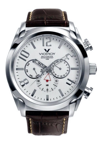 Reloj Hombre Viceroy 40347-05 Multifuncion Acero Wr 100 M
