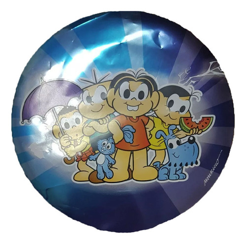 Balão Metalizado Turma Da Mônica - Turma 22cm - 10 Balões