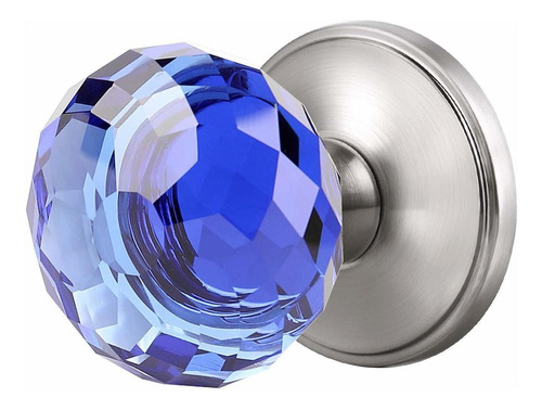 Nizado Manija De Puerta De Cristal De Diamante (azul) Maniqu