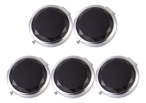 Espejo De Tocador Plegable Mini Mirrors De Metal, 5 Unidades