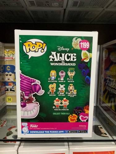 Funko Pop 1199 Cheshire Cat Pop In A Box Alicia País De Las (Usado)