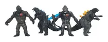 Comprar Set 4 Figuras King Kong Vs Godzilla & Mechagodzilla 