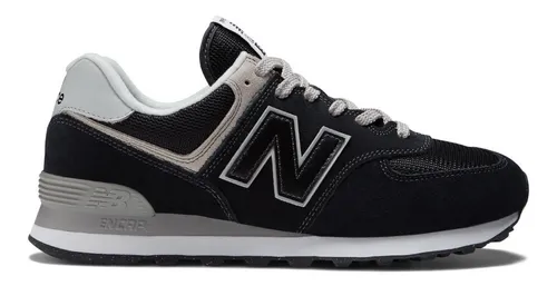 New balance 574 preto e cheap cinza