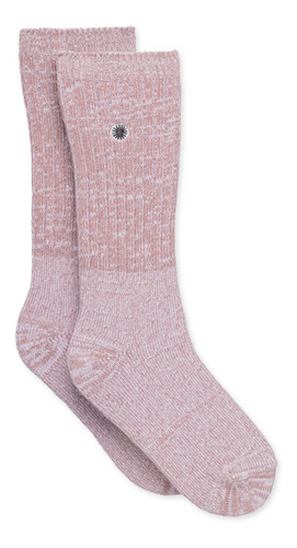 Calcetín Mujer Rib Knit Slouchy Crew Rosa Ugg