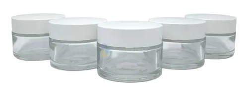 comprar Pote Vidrio Tapa Rosca 30cc 30ml Tarro Transparente X10 