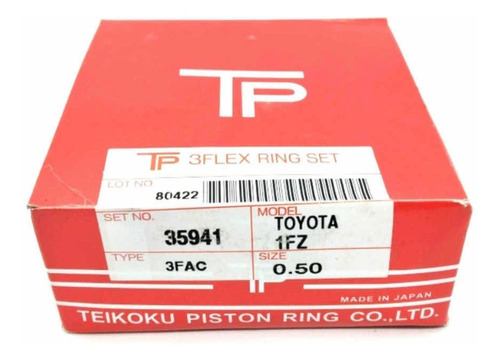 Anillos 0.20 Toyota Autana Burbuja Machito 4.5 1fz Full Inye