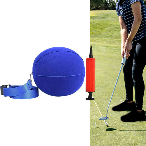 Instrutor De Balanço De Golfe Bola Postura Correção Azul