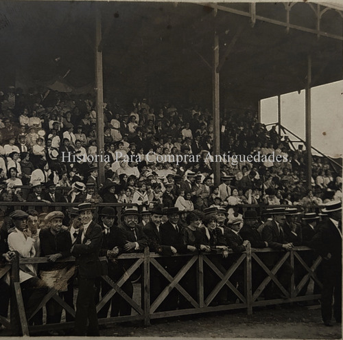 Fotografía Original Época Hipódromo De Longchamps 1912 