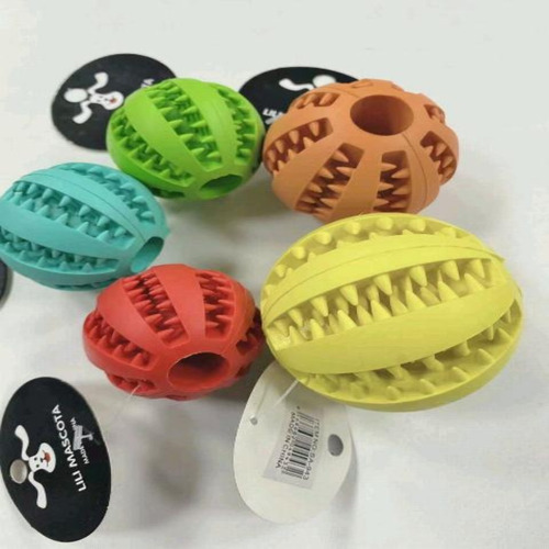 Pelota Para Perros Juguete D Limpieza Dental Talla M  Ba-944