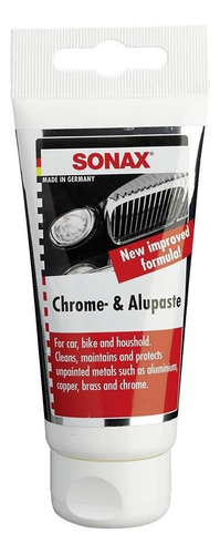 Limpador Abrasivo Metales Aluminio Cromo Cobre Auto Sonax