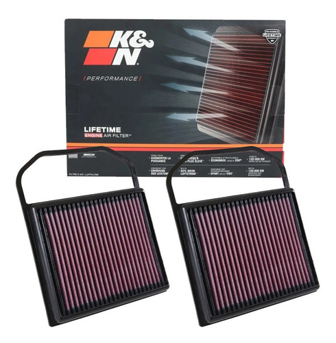 Kit Filtros De Ar Kn Inbox Mercedes C450 Amg 3.0 V6 15-18