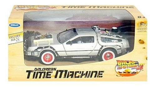 Back To The Future Iii Delorean 3 1:24 - Welly