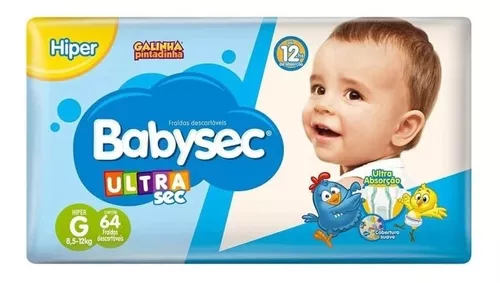 Fralda Babysec Galinha Pintadinha Pants Mega Xxg 20 Unids