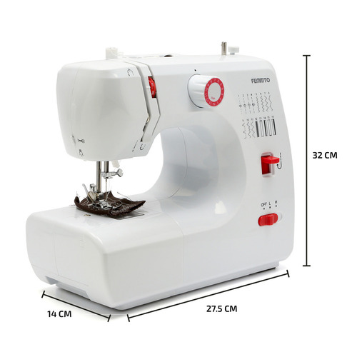 Imagen 8 de 12 de Máquina de coser recta Femmto HLT16 portable blanca 220V