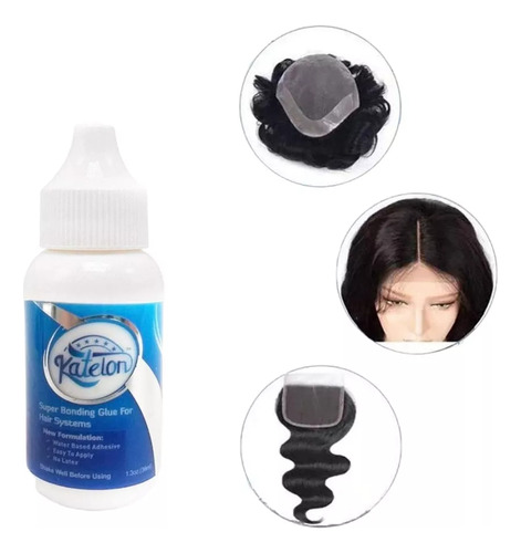 Lote 3 Pz Pegamento Invisible Para Pelucas, Protesis Cabello Blanco S
