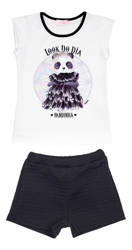 Conjunto Pandinha Ma0231 +roupa Boneca Marthiê