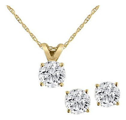 Pompeii3 14k White Or Yellow Gold 3/4 Ct T.w. Round-cut