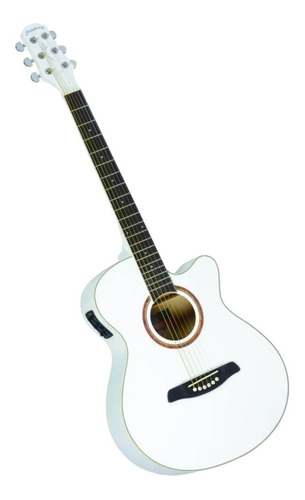 Imagem 2 de 3 de Violão acústico StrinbergBerlin BE30C para destros white