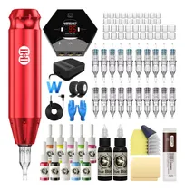 Comprar Kit De Tatuaje Profesional Con Maquina Para Tatuar, Ciicii Kit De Tatuaje Para Principiantes, Kit De Tatuaje Profesional Incluye Punta, Pistola De Tatuar Y Cartuchos.