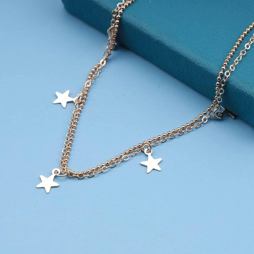 Yiendoo Tobillera Con Estrella En Capas Bohemia, Pulsera Con