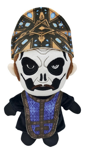 Peluche Ghost Rock Metal Satanico Papa Emeritus Musica Simi Color Negro