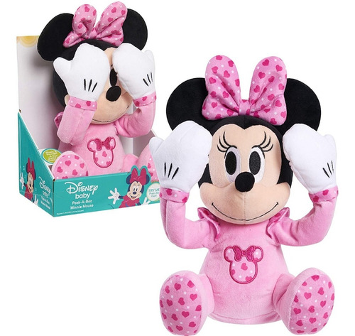 Peluche De Minnie Mouse Interactivo Baby Peek-a-boo