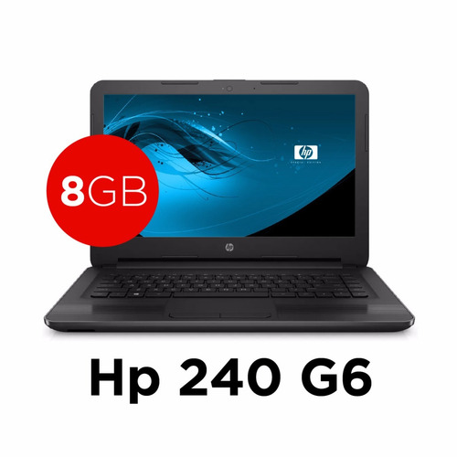 Notebook Hp 240 Intel I5 7° G 8gb 1tb Dvd Tec Español 12cts