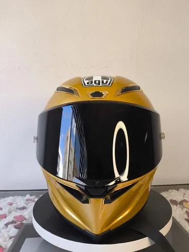 Capacete Moto Integral Agv Pista Gp R Gold | Parcelamento sem juros