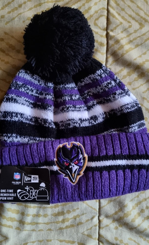 Bonete  Beanie Gorro New Era Baltimore Ravens 