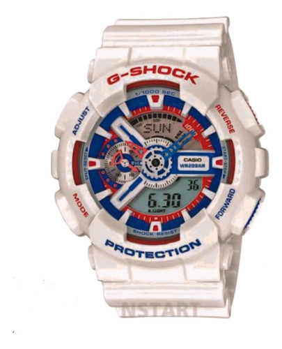 Reloj Casio Gshock Blanco Gundam Contr Impact Original