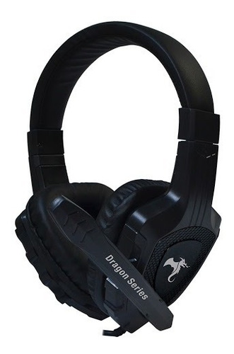Fone de ouvido Auricular Gamer Retroiluminado Ps4 Pc Microfone de ouvido com zoom, cor preta