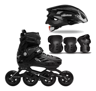 Patines Canariam Blackmagic Pro Plus + Kit + Casco