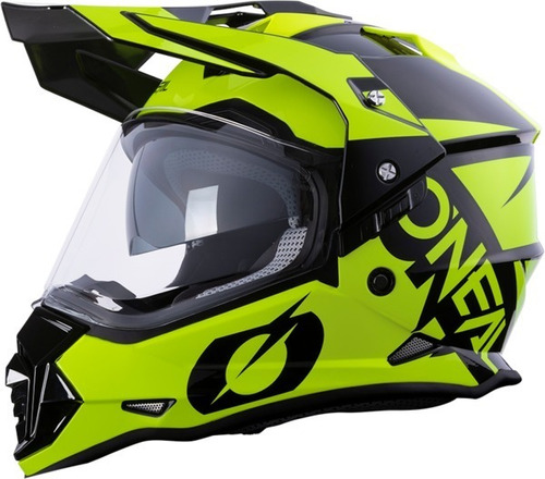 Casco Crossover Oneal Sierra 2.0 R Neon Yellow Black Tmr