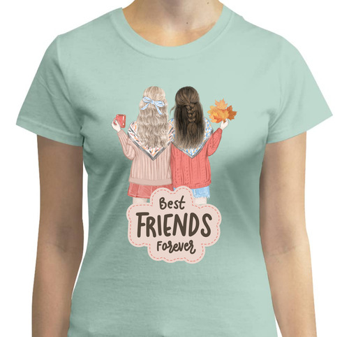 Playera Diseño Mejores Amigas - Amistad - Amor