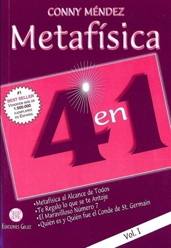 Imagen 1 de 1 de Libro Metafisica 4 En 1 Vol I - Conny Mendez