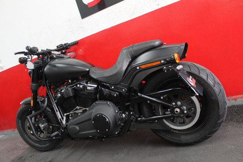 Imagem 6 de 11 de Harley Davidson Fx Fb Fxfb Softail Fat Bob 107 2020 Preta