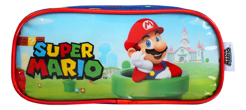 Estojo Escolar Super Mario Bros Nintendo Luxcel Infantil