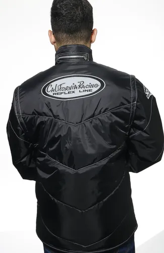 Jaqueta Oficial California Racing Refletivo Preto 5g