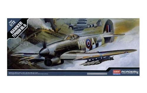 Hawker Typhoon Mk.ib - Escala 1/72 Academy 12462