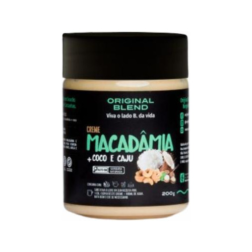 Kit 2x: Pasta Macadâmia/coco/castanha  Blend 200g