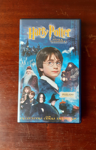 Vhs Harry Potter E A Pedra Filosofal - Original - Dublado