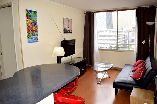 Arriendo Amoblado 2 Dorm 2 Baños - Bellas Artes, Stgo.