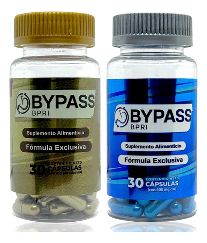 Bypass Bpri Duo 30 Cáps C/u Raiz De Tejocote Fenogreco