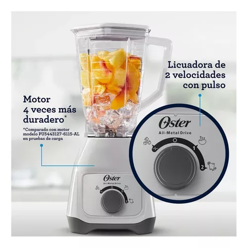 Oster BLSTKAG-WRD-053 White Blender WITH GLASS JAR 550W