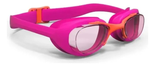 Óculos Natação Infantil Profissional Nabaiji Rosa/Laranja Antiembaçante UV