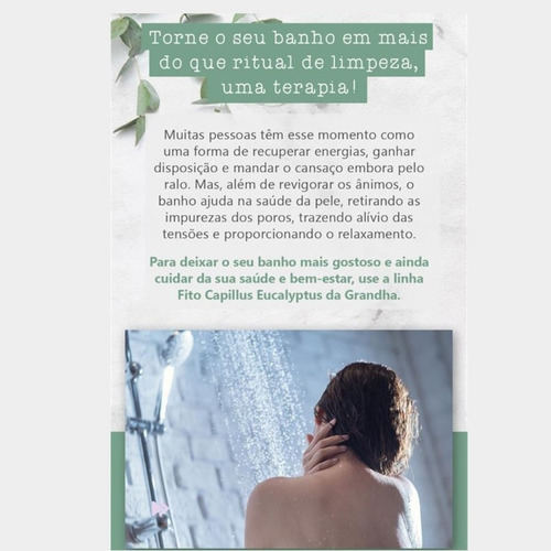 Grandha Fito Capillus Eucalyptus Shampoo E Condicionador