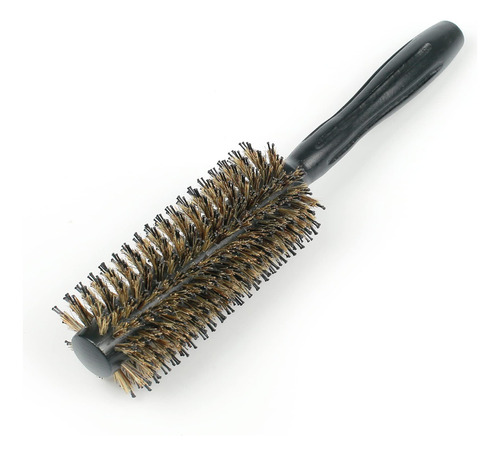 Cepillo Redondo Para El Pelo Con Cerdas Naturales De Jabalí