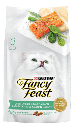 Fancy Feast Croquetas Pescado Y Salmon De Bolsa De 3 Lb