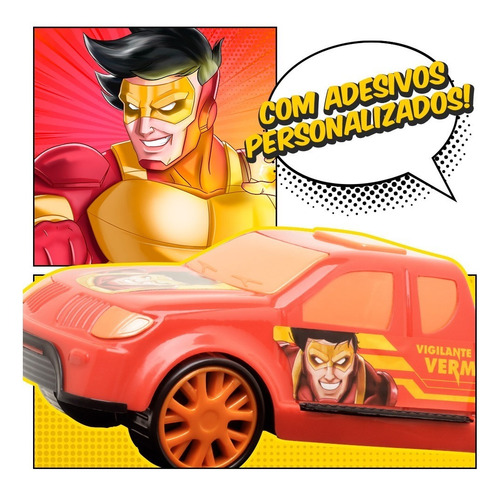 Imagem 3 de 5 de Carrinho Pickup Soldado De Ferro Menino Mielle