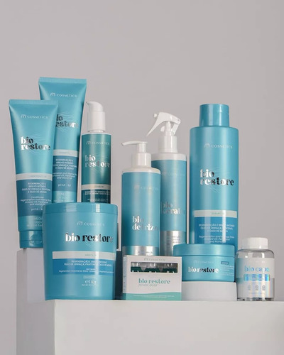 Shampoo Reconstrução Bio Restore Repair Fit Cosméticos 1l
